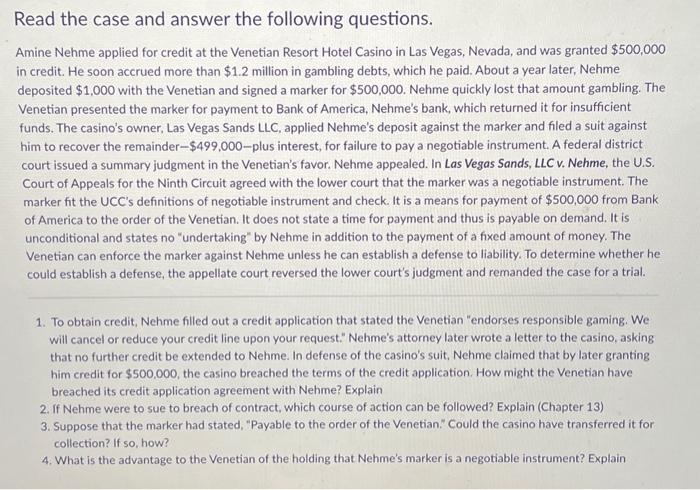 Solved I need help with this assignment. Please answer each | Chegg.com