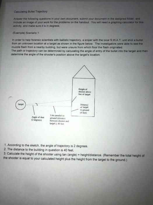 How to Calculate a Bullet's Trajectory