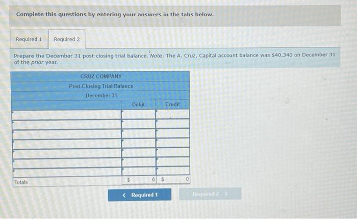 Solved Exercise 4-9 (Algo) Preparing Closing Entries And A | Chegg.com