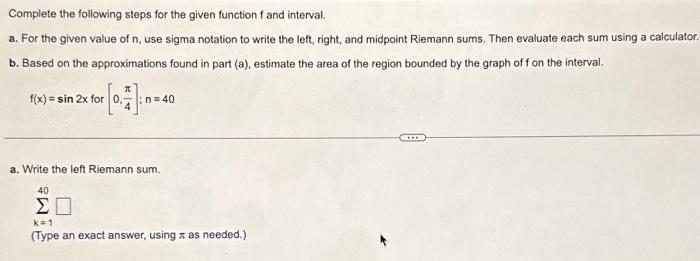 Solved Complete the following steps for the given function f | Chegg.com