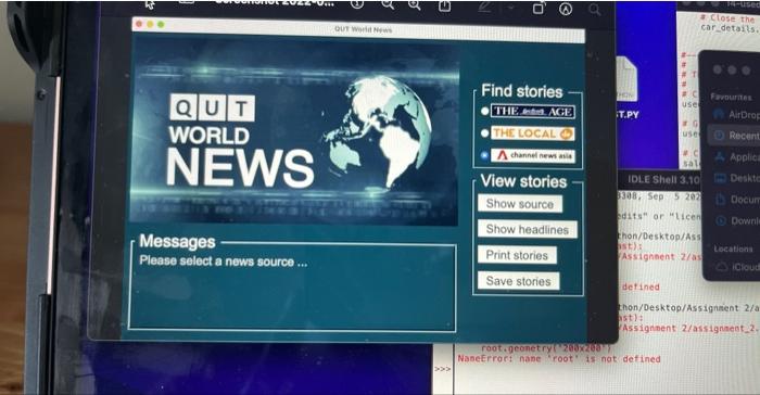 Solved Help me writing a python code for making this same | Chegg.com