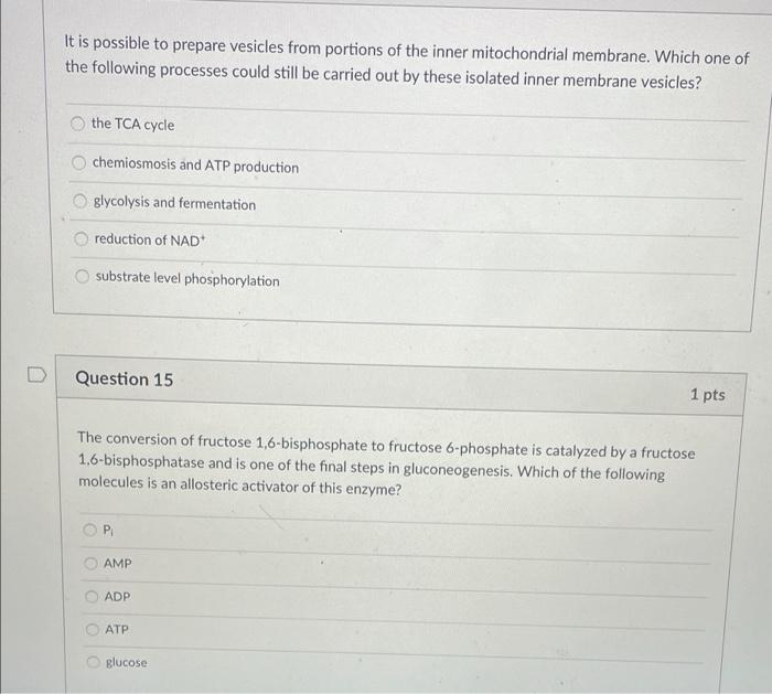 Solved It is possible to prepare vesicles from portions of | Chegg.com