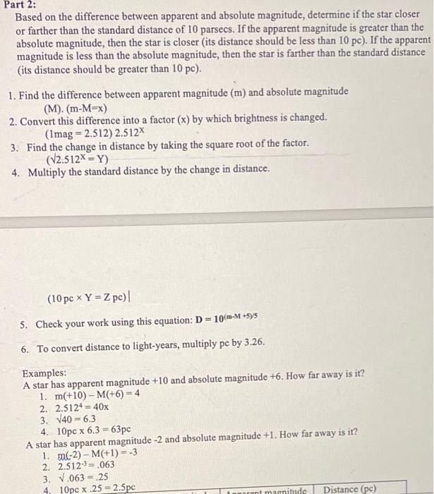 Explain The Difference Between Apparent And Absolute Magnitude