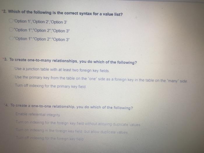 Solved 2. Which of the following is the correct syntax for a | Chegg.com
