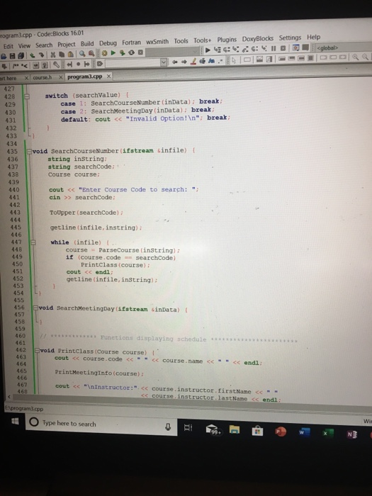 The source code i have is what i'm trying to fix for | Chegg.com