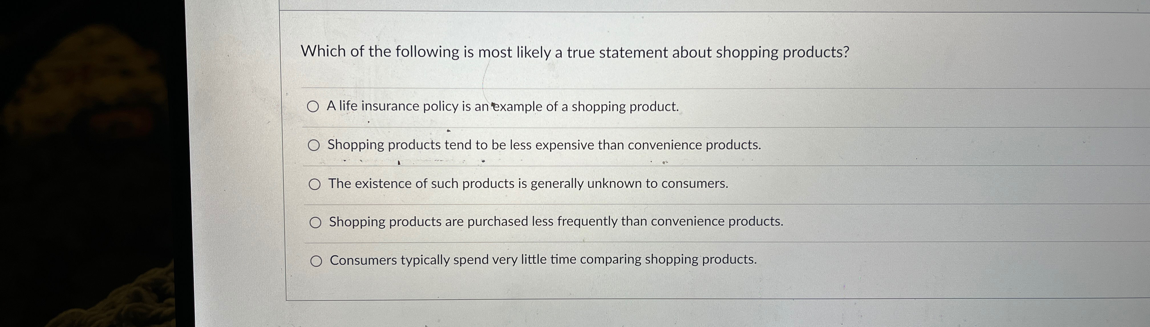 Solved Which of the following is most likely a true | Chegg.com