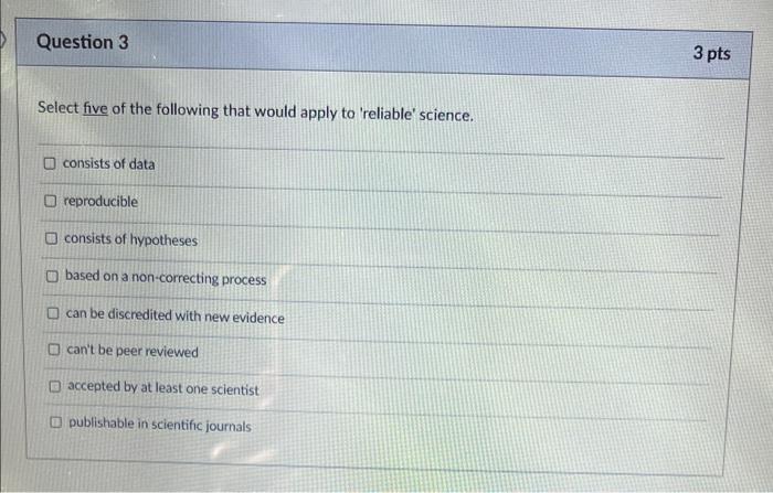 Solved D Question 1 1 pts Which of the following statements | Chegg.com