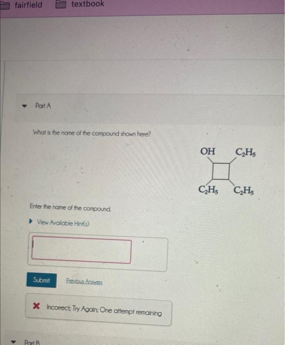 Solved Name the aldehyde displayed below What is the nome