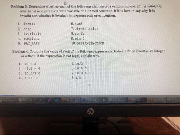 Solved Problem 3. Determine whether each of the following | Chegg.com