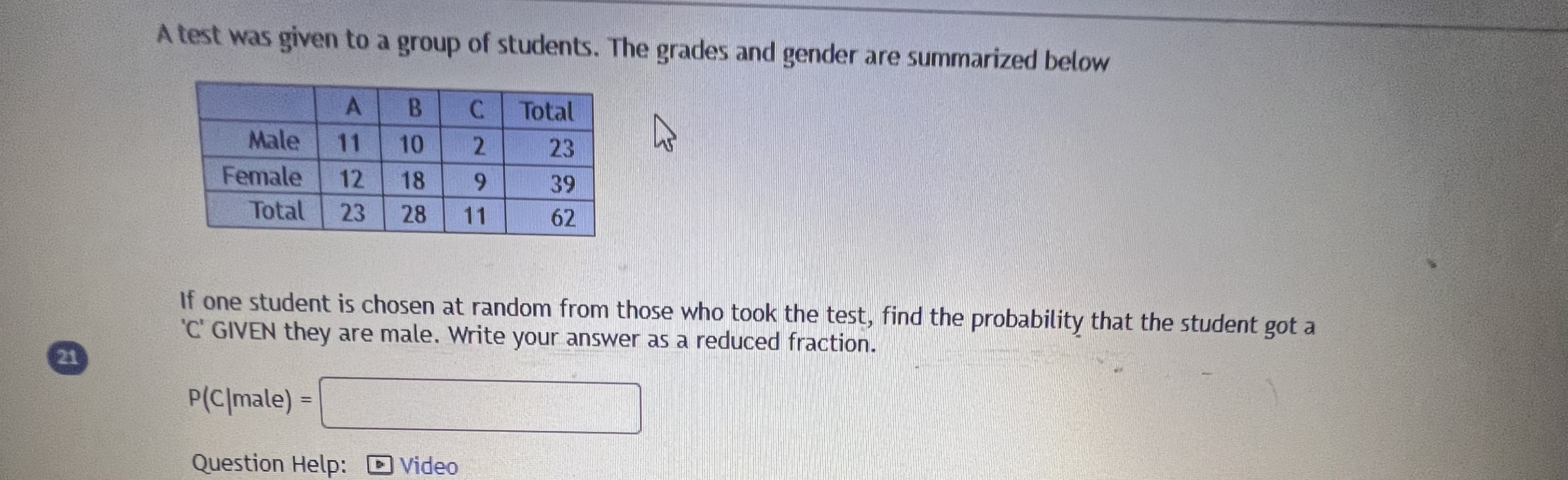 Solved A test was given to a group of students. The grades | Chegg.com