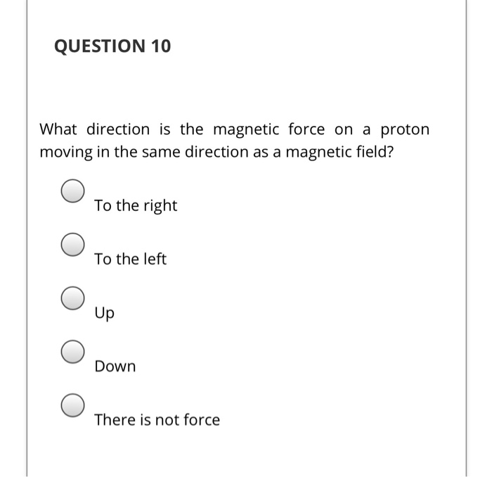 Solved QUESTION 7 The force on a moving charged object in a | Chegg.com