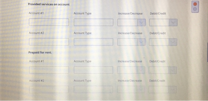 Solved Review the transactions and determine the accounts, | Chegg.com