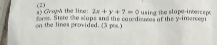 Solved (4) Sketch an example of a system of two equations in | Chegg.com