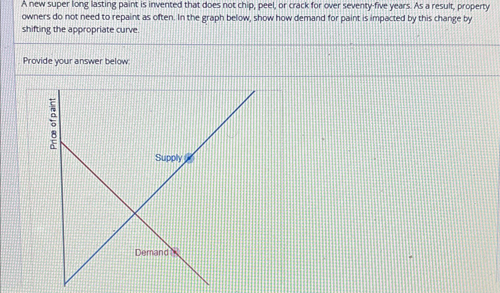 Solved A new super long lasting paint is invented that does