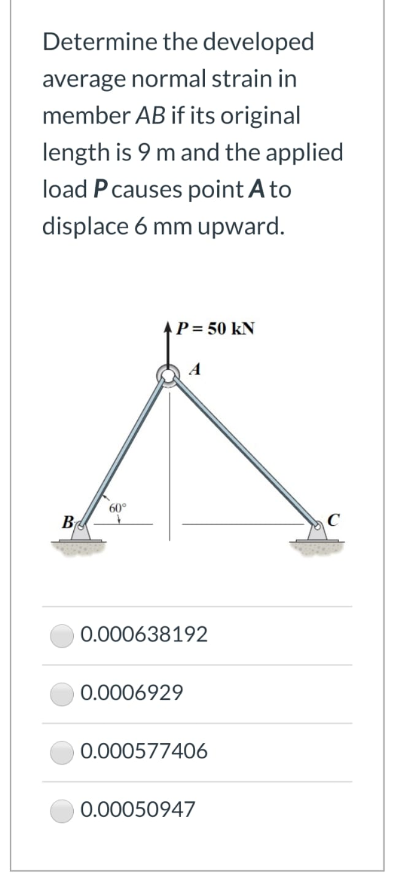 Solved Determine the developed average normal strain in | Chegg.com