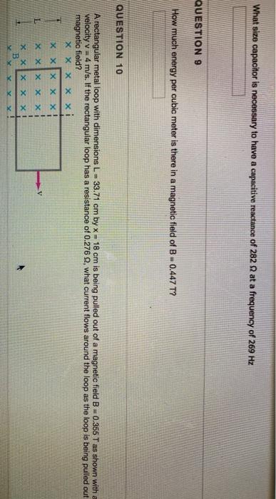 Solved What Size Capacitor Is Necessary To Have A Capacit Chegg Com