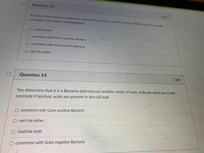 Solved Question 13 You determine that it is a Bacteria and | Chegg.com