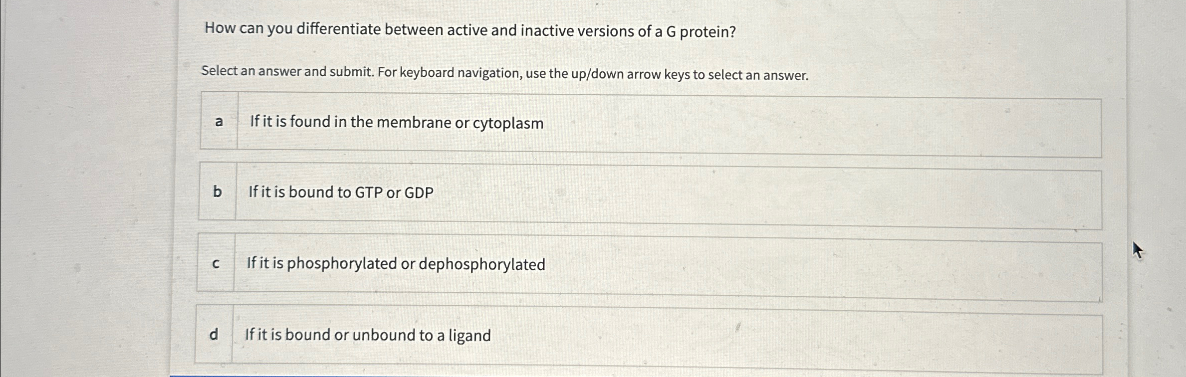 Solved How can you differentiate between active and inactive | Chegg.com