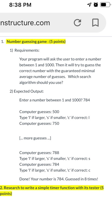 Solved code for guessing users enter the number |