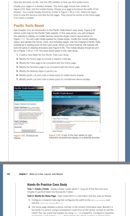 Solved Save the fishcreek.css file. Use the CSS validator to | Chegg.com