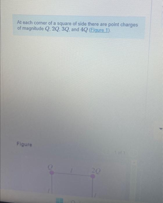 A) determine the magnitude of force on the charge | Chegg.com