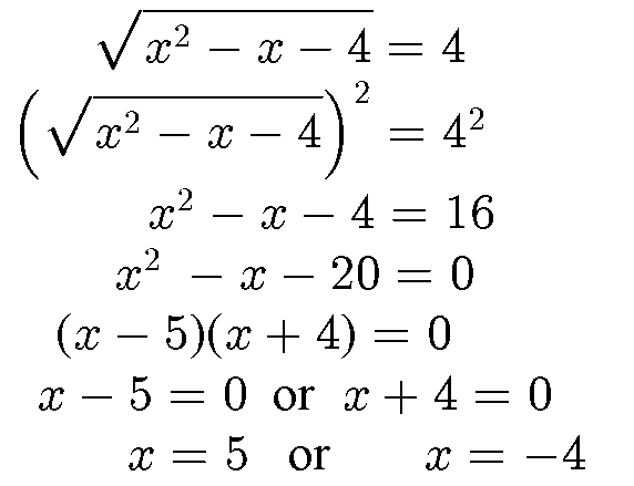 Solved: Solve the equation and check for extraneous solutions ...