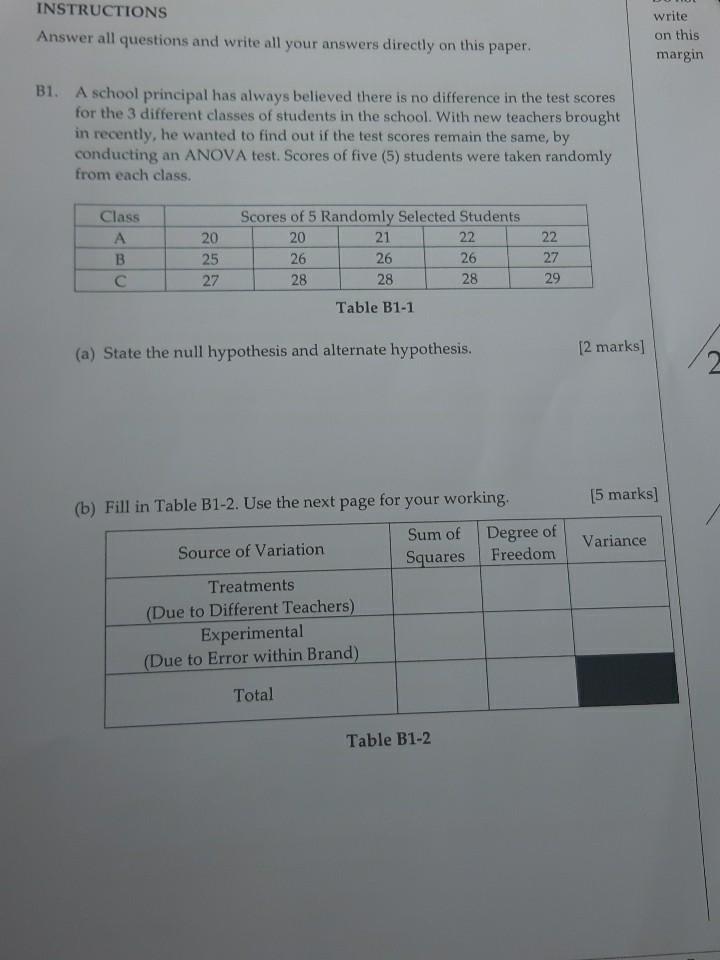 Solved write INSTRUCTIONS Answer all questions and write all | Chegg.com