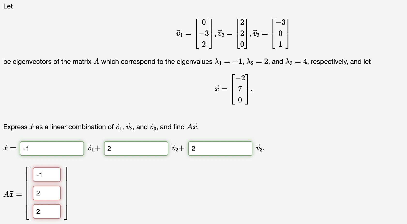 Solved Letvec(v)1=[0-32],vec(v)2=[220],vec(v)3=[-301]be | Chegg.com