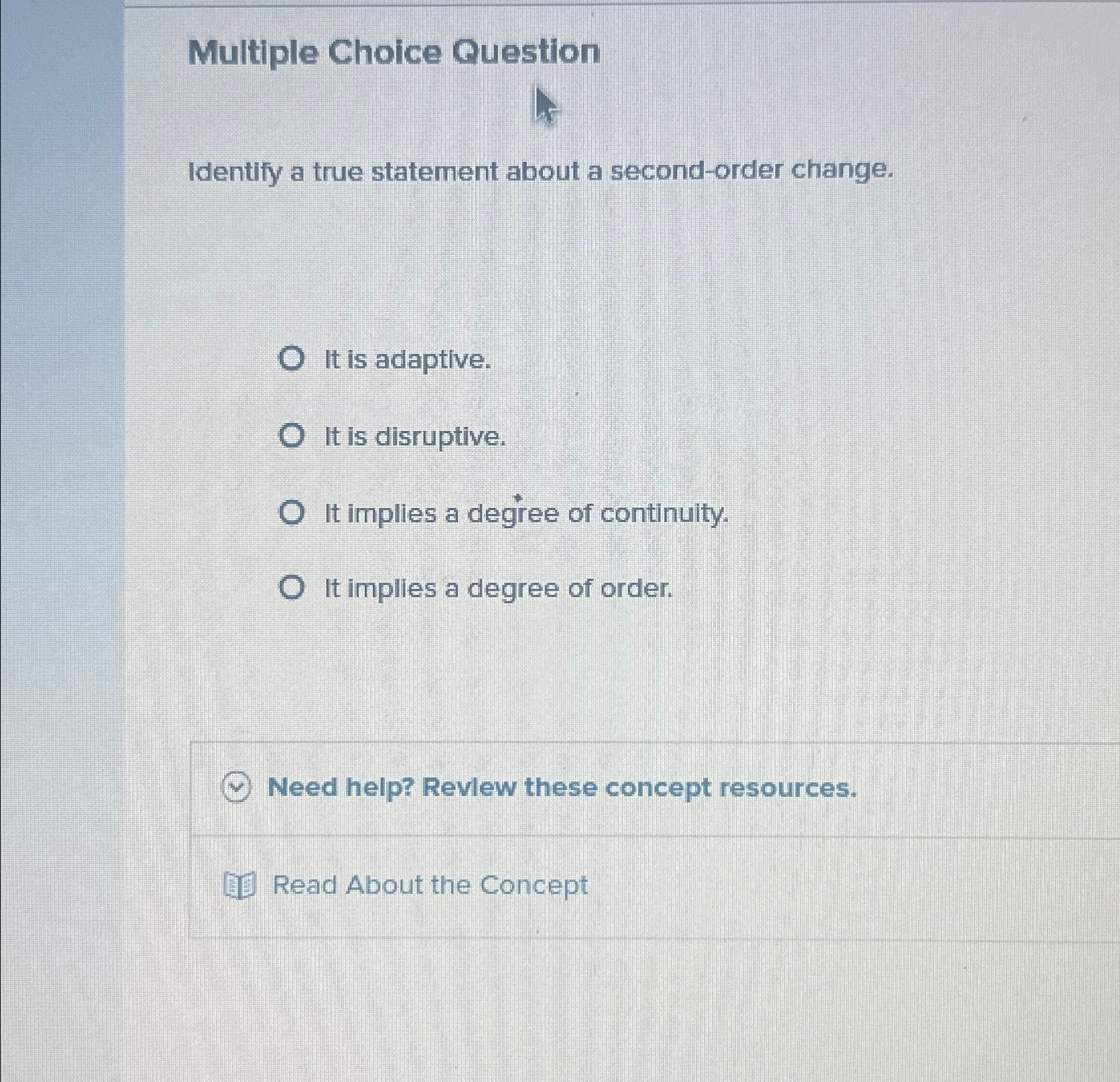 Solved Multiple Choice QuestionIdentify a true statement | Chegg.com