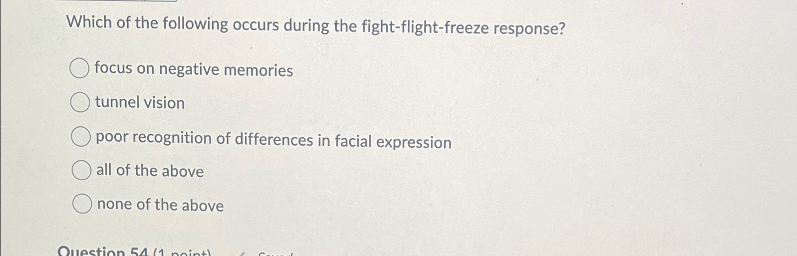 Solved Which of the following occurs during the | Chegg.com