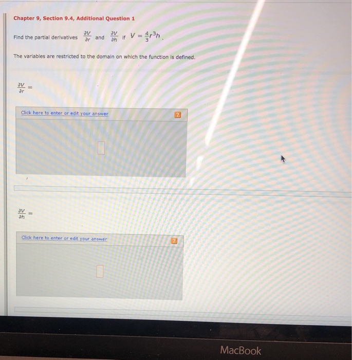 Solved Chapter 9, Section 9.4, Additional Question 1 Find | Chegg.com