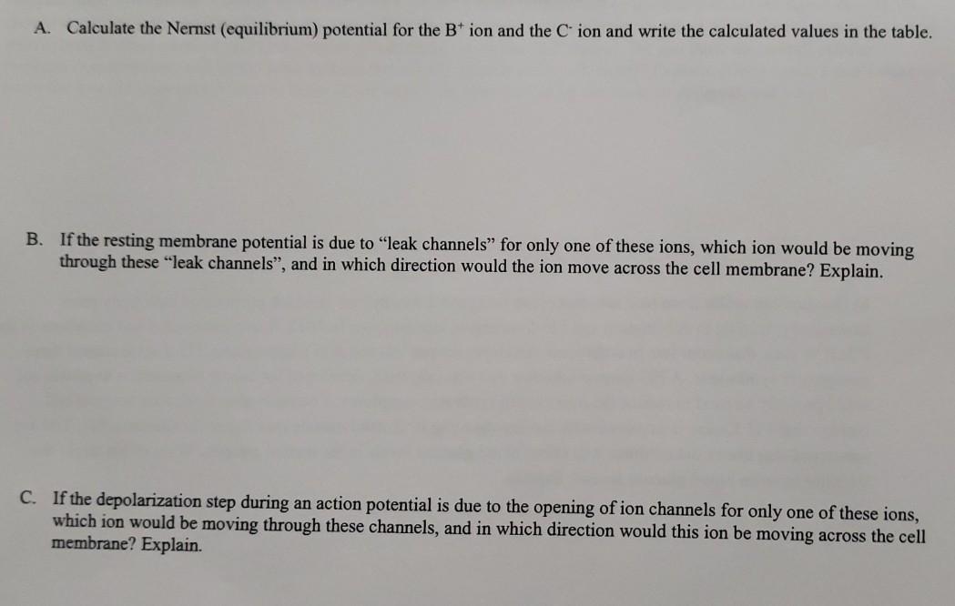 Solved Please help answer parts A, B, and C for this | Chegg.com