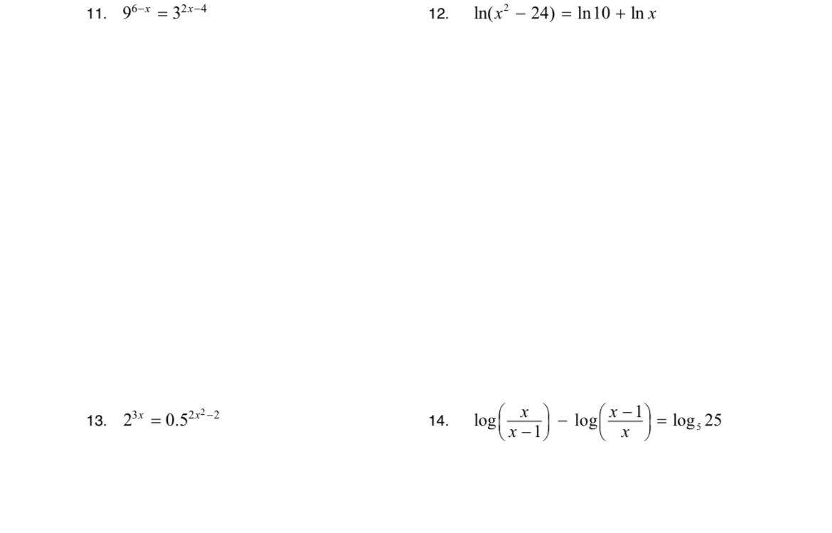 Solved get exact answers for all real x and show work | Chegg.com