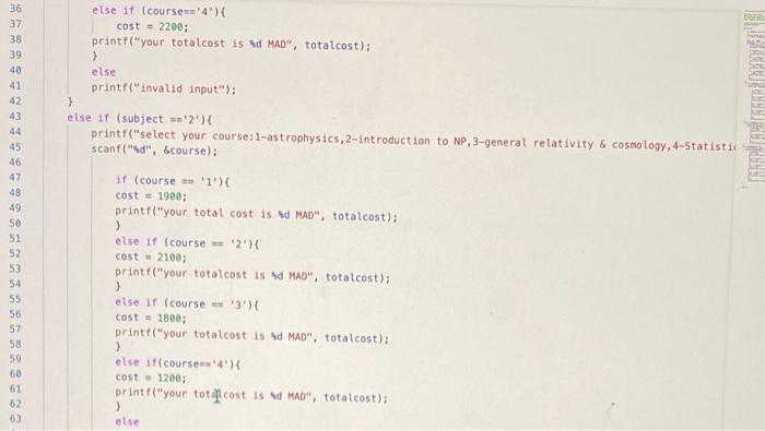 Solved (using loop) modify this code so that the user can | Chegg.com