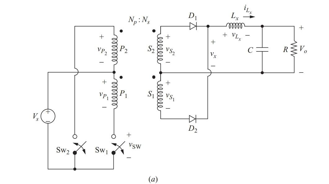 Solved 5 The push-pull converter of Fig. 7-8a has the | Chegg.com