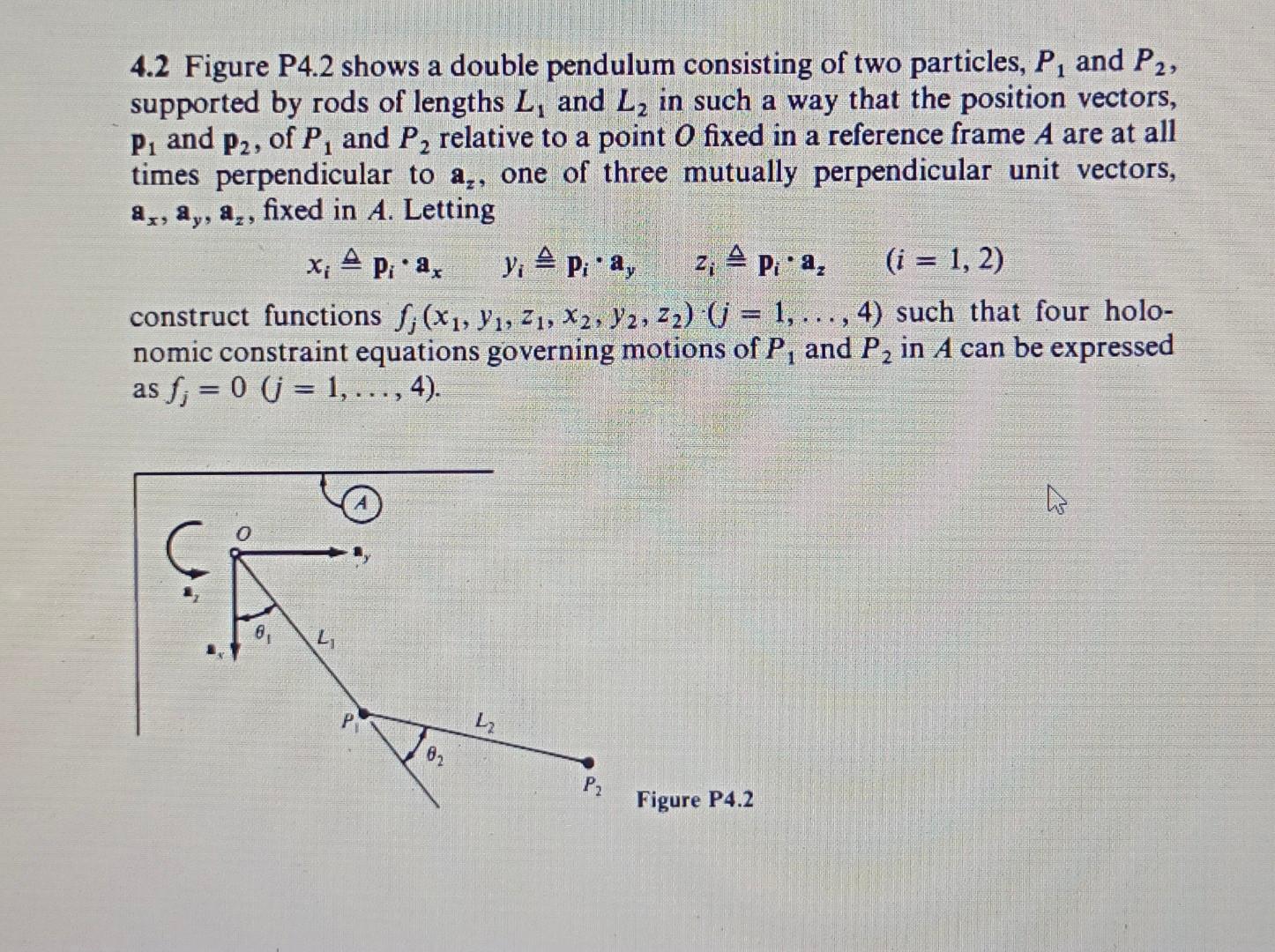 Solved 92 = 2, = 0 = 22 = 0 4.5 Referring To Problem 4.2, | Chegg.com