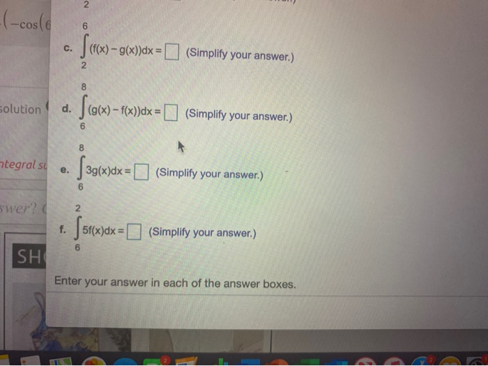 Solved This Test 20 8 6 Consider Two Functions F And G O Chegg Com