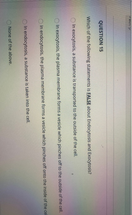 Solved Lit P Question 15 Which Of The Following Statements Chegg Com