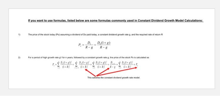 Solved please solve the problem using excel or the formulas | Chegg.com