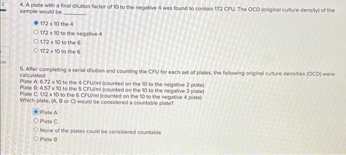 solved-2-4-a-plate-with-a-final-dilution-factor-of-10-to-chegg