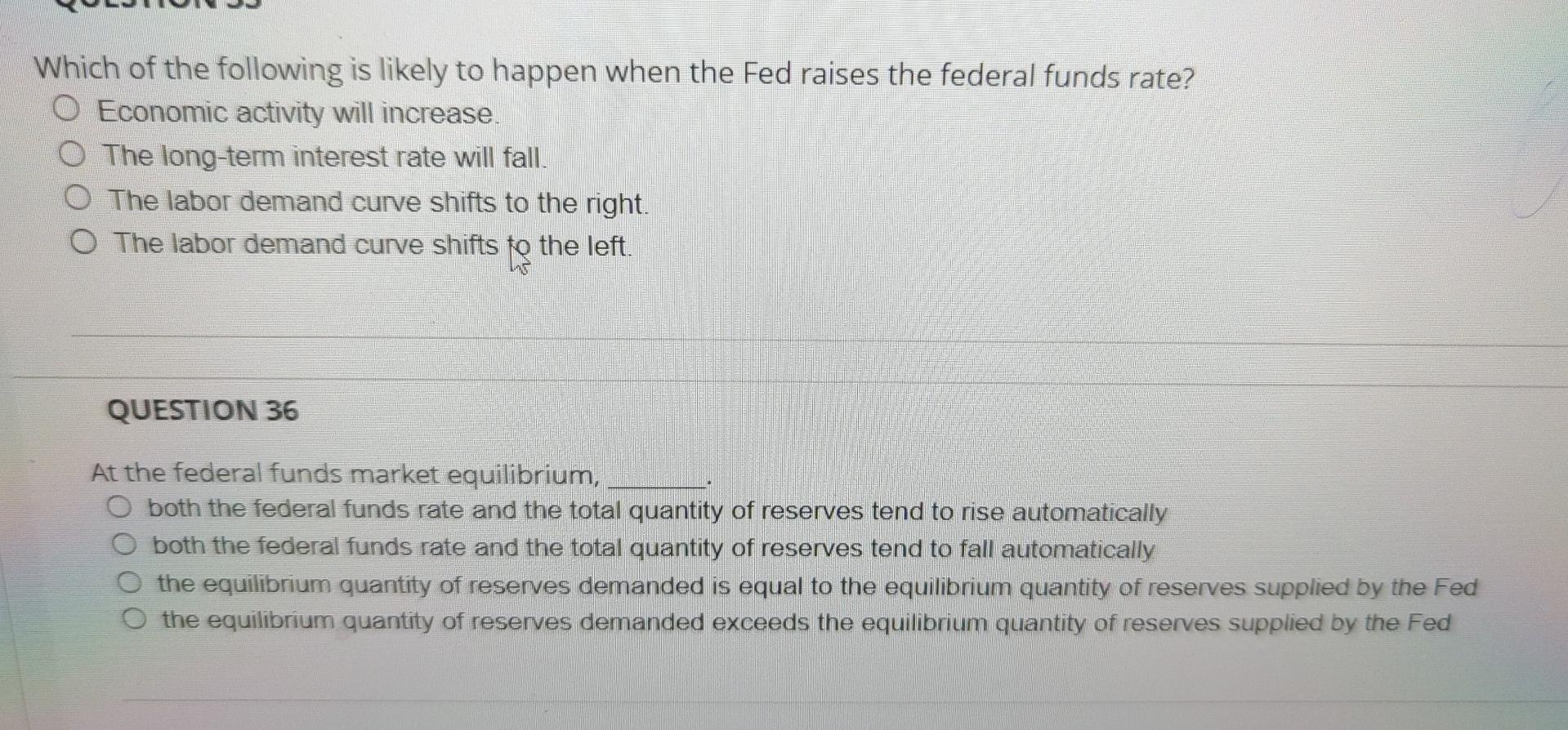 Solved Which of the following is likely to happen when the | Chegg.com