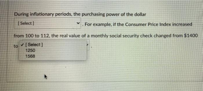 Solved first option: increasing or decreasing 2nd question | Chegg.com