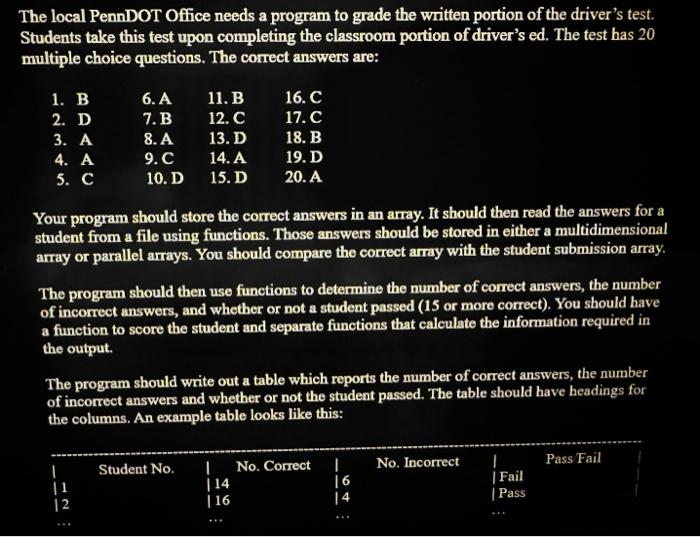 Solved C++ Program help, file to read from (driving.txt) | Chegg.com