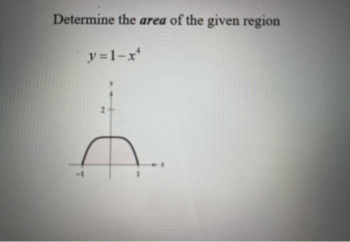 Solved Determine the area of the given region 2 Which of | Chegg.com