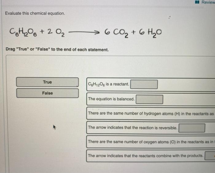 Solved RB Review Evaluate this chemical equation. CH2 + 2