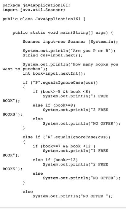 solved-1-write-a-nested-if-statement-to-print-the-chegg