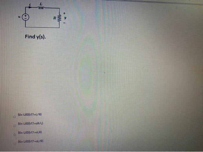 Solved L Os R Ww Find Y S U L 1 L R U Li O 1 5 Chegg Com