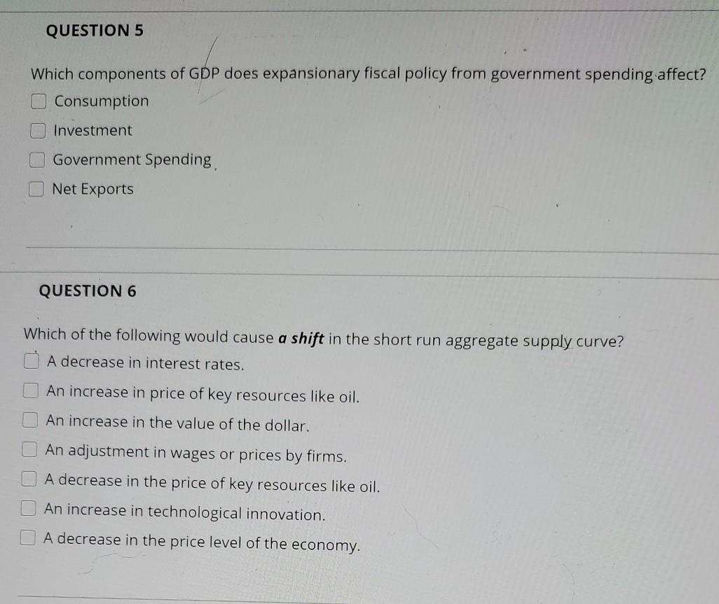 Solved QUESTION 3 A change in interest rates would impact | Chegg.com