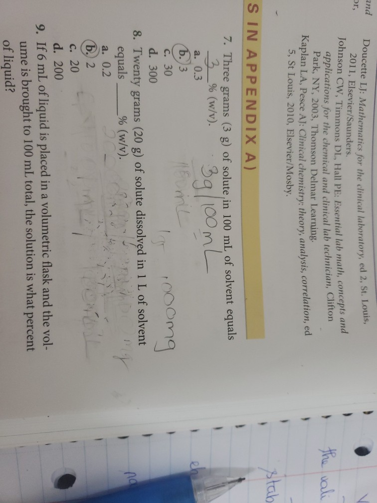 Solved The Answer For 7 &8 Are B. How Can We Solve This | Chegg.com