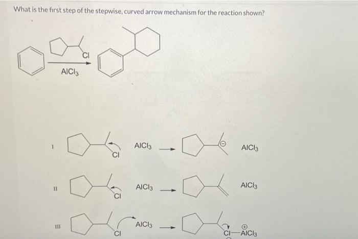 Solved What is the first step of the stepwise, curved arrow | Chegg.com